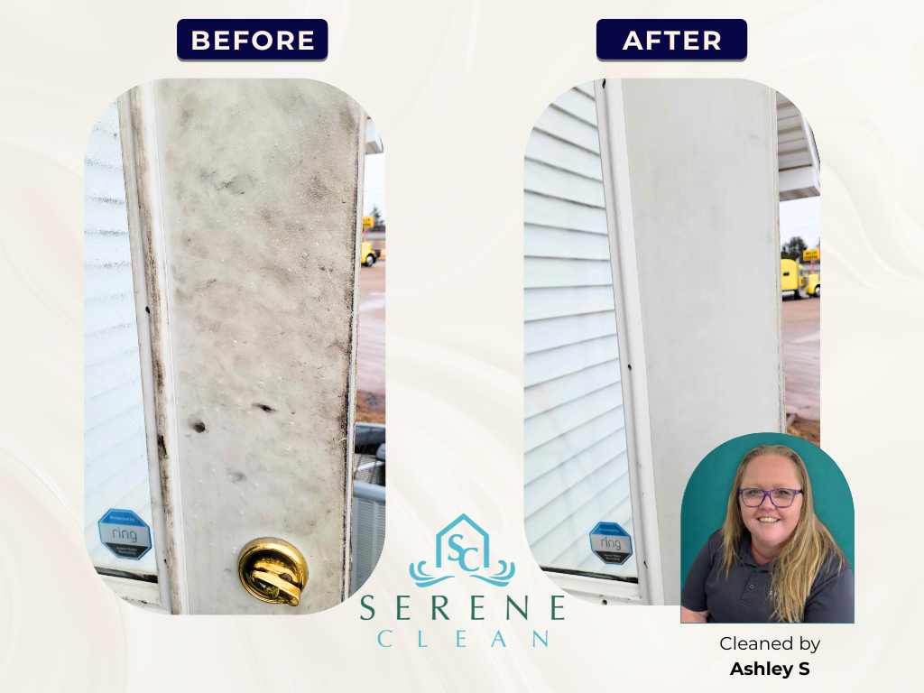 Gallery Door Ashley S Door before and after cleaning, by Ashley S
